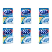 2000 Flushes Continuous Action Chlorine Toilet Bowl Cleaner with Bleach 6 Pack