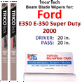 thumbnail image 1 of 2000 Ford E350 E-350 Super Duty Beam Blade Wipers (Set of 2), 1 of 3