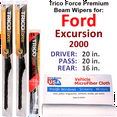 thumbnail image 1 of 2000 Ford Excursion Performance Beam Wipers (Set of 3) w/Rear Wiper, 1 of 3