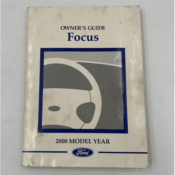 2000 Ford Focus Owners Manual Handbook OEM P03B38009