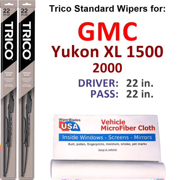 2000 GMC Yukon XL 1500 Wiper Blades (Set of 2)