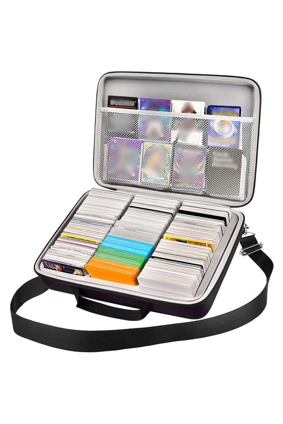 2000+ Game Cards Organizer Case, Cards Display Gathering Board Game Cards & Expansions,Grey-Box Only