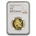 thumbnail image 1 of 2000 Gibraltar Gold 1/2 Royal Colliding Cherubs MS-66 NGC, 1 of 3