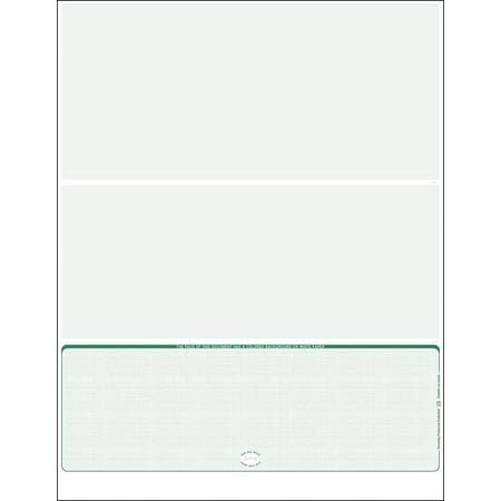 2000 Green- Linen Laser Check Stock, (Check at Bottom) Blank Laser Checks, Laser Check, Bank Checks, Business Checks, or Personal Checks