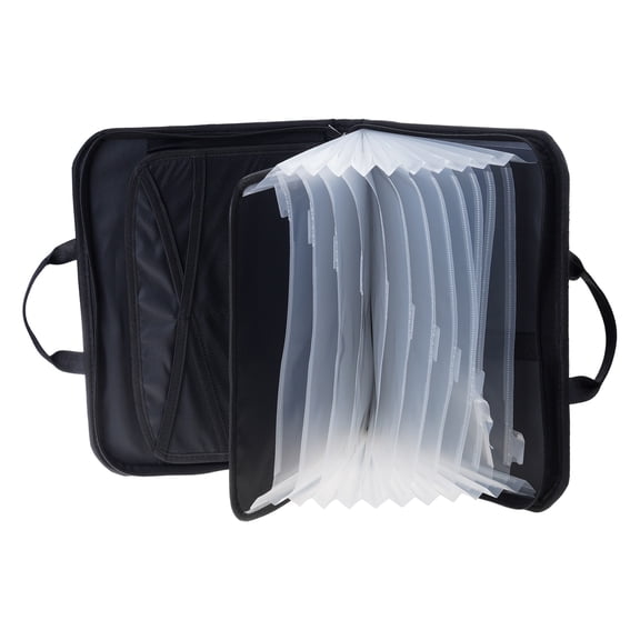 2000 Heat Insulated Water Resistant Document Case 13 Pocket Expanding Folder File Organiser for Document Certificates