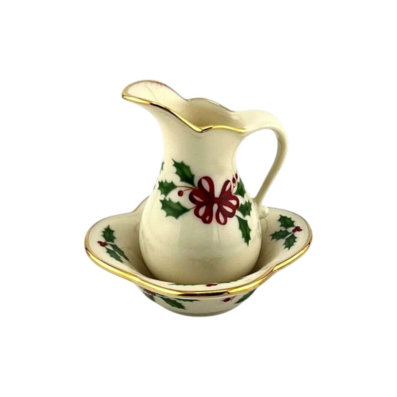 2000 Holiday Pitcher Ornament (Lenox) Lenox Christmas Tree Ornament 6238083
