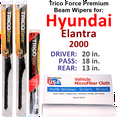thumbnail image 1 of 2000 Hyundai Elantra Performance Beam Wipers (Set of 3) w/Rear Wiper, 1 of 3