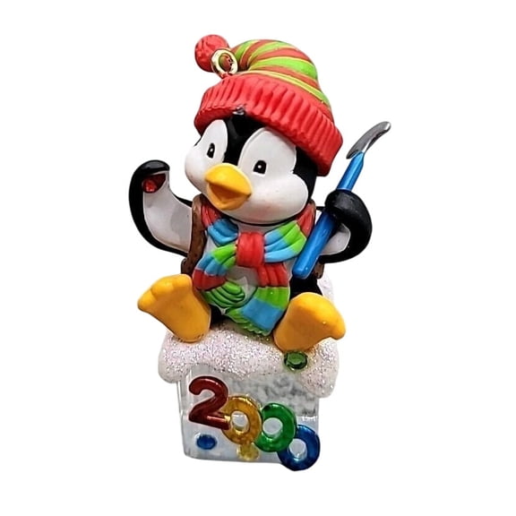 2000 Ice Pals Penguins (Ice Pals) Carlton Cards Christmas Tree Ornament CXOR-099C