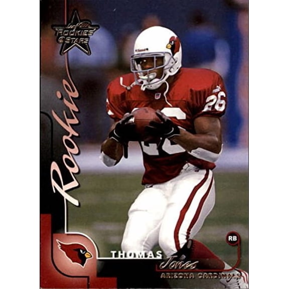2000 Leaf Rookies and Stars #101 Thomas Jones RC /1000 NFL Football Trading Card