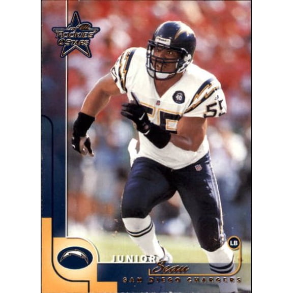 2000 Leaf Rookies and Stars #71 Junior Seau NFL Football Trading Card