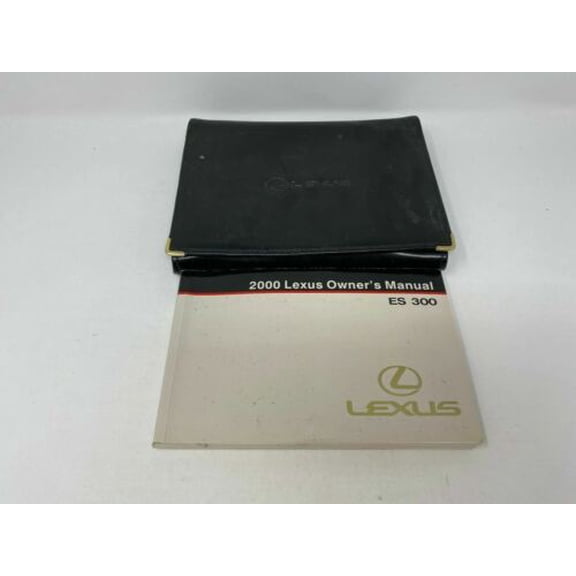 2000 Lexus ES200 Owners Manual Handbook Set with Case OEM I01B37006