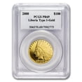 thumbnail image 1 of 2000 Liberia 1 oz Proof Gold 100 Dollars PR-69 PCGS, 1 of 3