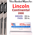 thumbnail image 1 of 2000 Lincoln Continental Wiper Blades (Set of 2), 1 of 3