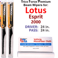 thumbnail image 1 of 2000 Lotus Esprit Performance Beam Wipers (Set of 2), 1 of 3