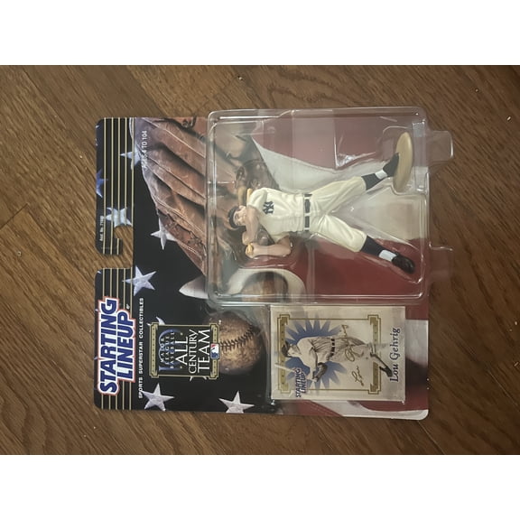 2000 Lou Gehrig Starting Lineup All Century Series Figure