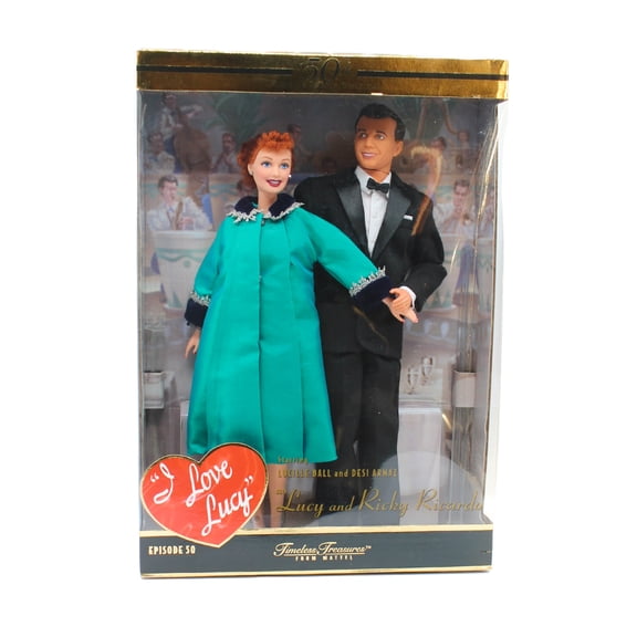 2000 Lucy & Ricky 50th Anniversary Barbie, NRFB, (28553) Non-Mint Box