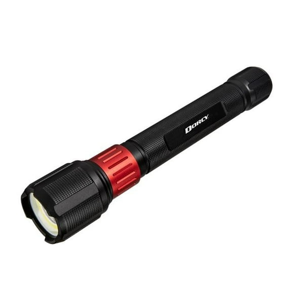 2000 Lumen USB Rechargeable Flashlight with Powerbank, Black