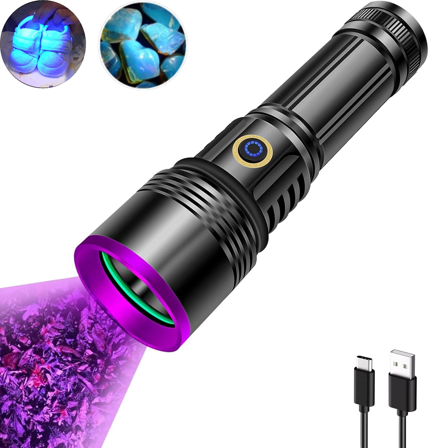 2000 Lumens Rechargeable Blood Tracking Light for Night Hunting, Blood Tracking Flashlight