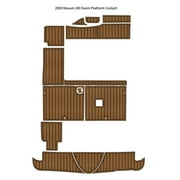 2000 Maxum 280 Swim Platform Cockpit Pad Boat EVA Foam Faux Teak Floor Mat FS