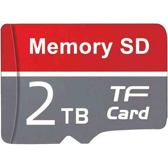 2000 Micro SD Card Memory TF Card, UHS-I, C10, U3, V30, 4K, Large Capacity Full HD Memory Card Suitable For Smartphones, Cameras, Computers, Gaming And Other Android Devices 2-pack