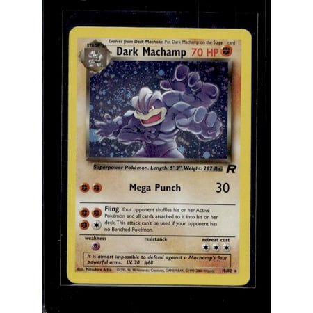 2000 Nintendo Pokemon 10/82 Dark Machamp Team Rocket
