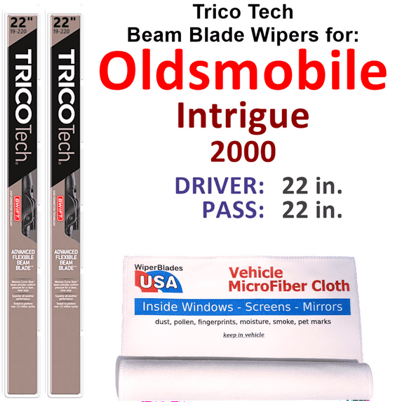 2000 Oldsmobile Intrigue Beam Blade Wipers (Set of 2)