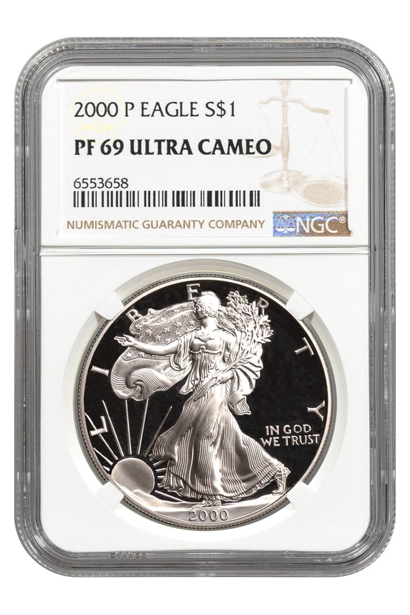 2000-P $1 Silver Eagle NGC PF-69
