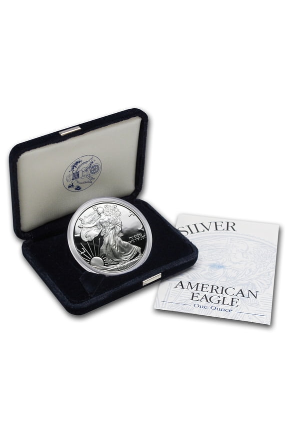2000-P 1 oz Proof American Silver Eagle (w/Box & COA)