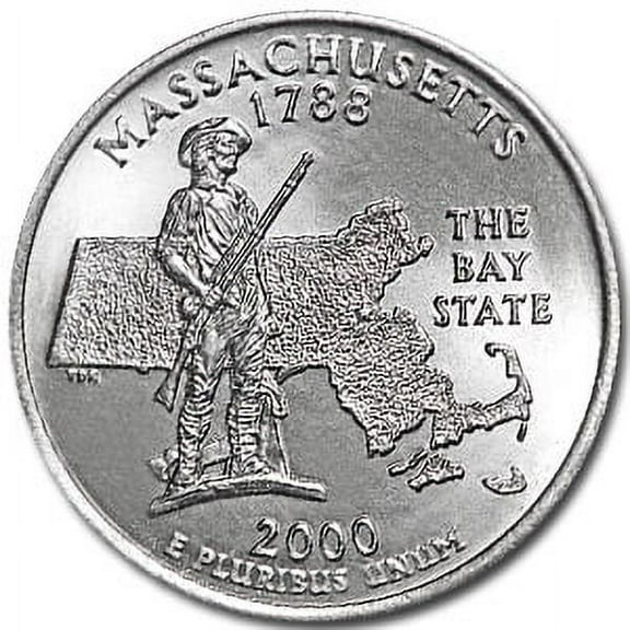 2000-P Massachusetts State Quarter BU
