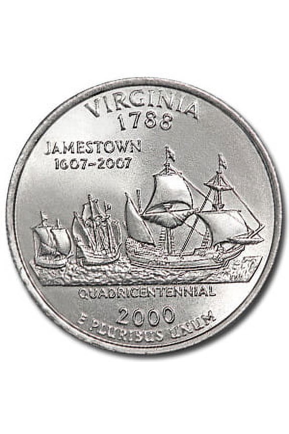 2000-P Virginia State Quarter BU