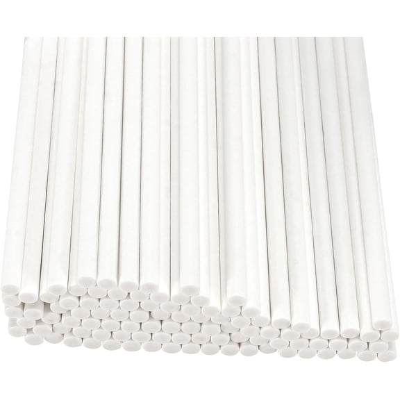 2000 PCS 6 Inches Lollypop Sticks,Paper Treat Stick, White Lollypop Sticks, Treat Lollipop Sticks for Candy,Cookie, Cake Pops Chocolate