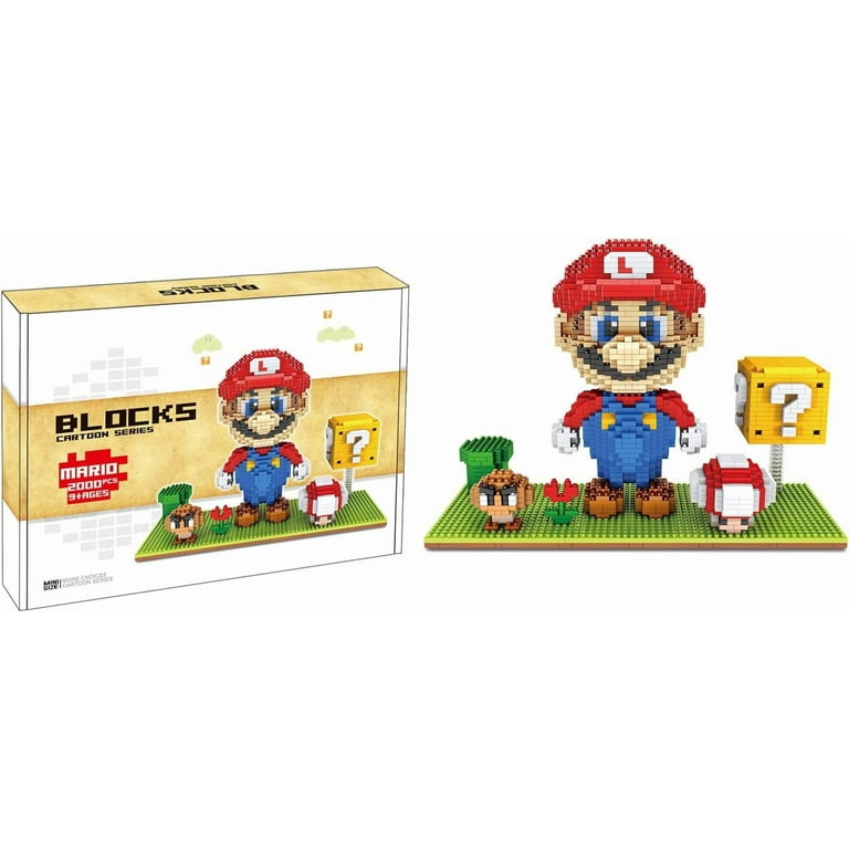 2000 PCS Mario Building Blocks Set Super Mario Bros Inspired