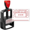 thumbnail image 1 of MaxMark Heavy Duty Style 5 Date Stamp with POSTED self inking stamp - Red Ink, 1 of 7