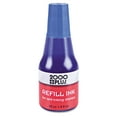 thumbnail image 1 of Self-Inking Refill Ink, 0.9 oz. Bottle, Blue, 1 of 2