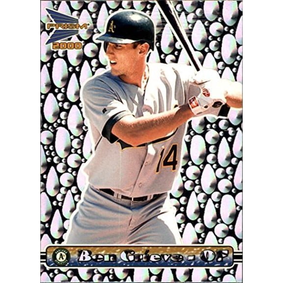 2000 Pacific Prism Drops Silver #108 John Jaha /799 MLB Baseball Trading Card