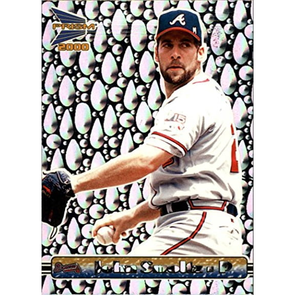 2000 Pacific Prism Drops Silver #16 John Smoltz /799 MLB Baseball Trading Card