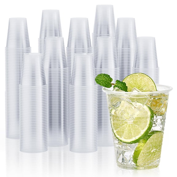 2000 Pack 12 Ozr Plastic Cups 12 Ounce Disposable Drinking Cold Water Party Bulk For Business Wedding
