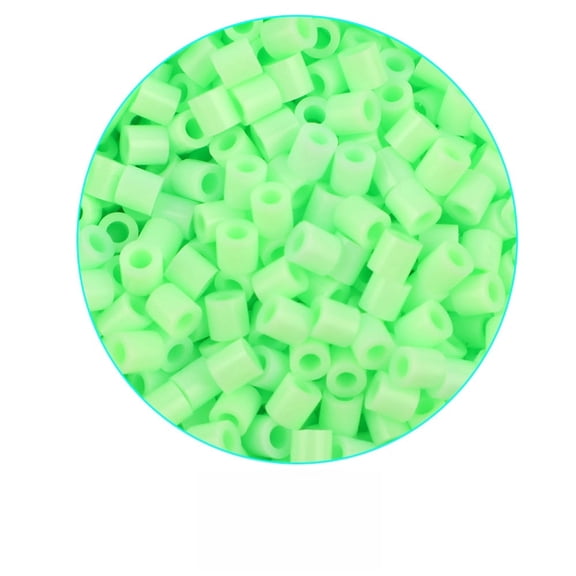 2000 Pcs 5mm Spring Green Tea Fuse Beads, Melty Beads for Kids DIY Crafts, Iron Beads Bulk Pack for Art Projects, Party Favors, Home Decor,Compatible with all standard 5mm fuse bead pegboards