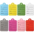thumbnail image 1 of 2000 Pcs 8 Colors Price Tags, 1.3" Lx1.8 H Clothing Tags Coupon Tags Merchandise Marking Tags Labeling Tags Paper Tags for Handmade Clothing Jewelry Crafts, 1 of 4