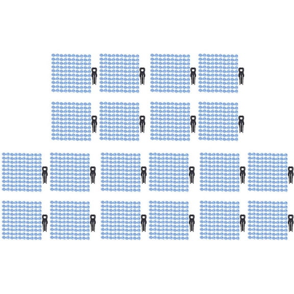 2000 Pcs Blue RJ45 Port Ethernet LAN Hub Anti Dust Cover Plug Cap Blockout Protector with Proprietary Lock and Key,2000 x blue RJ45 port hub dust cover 20 x black proprietary lock and key,blue & black