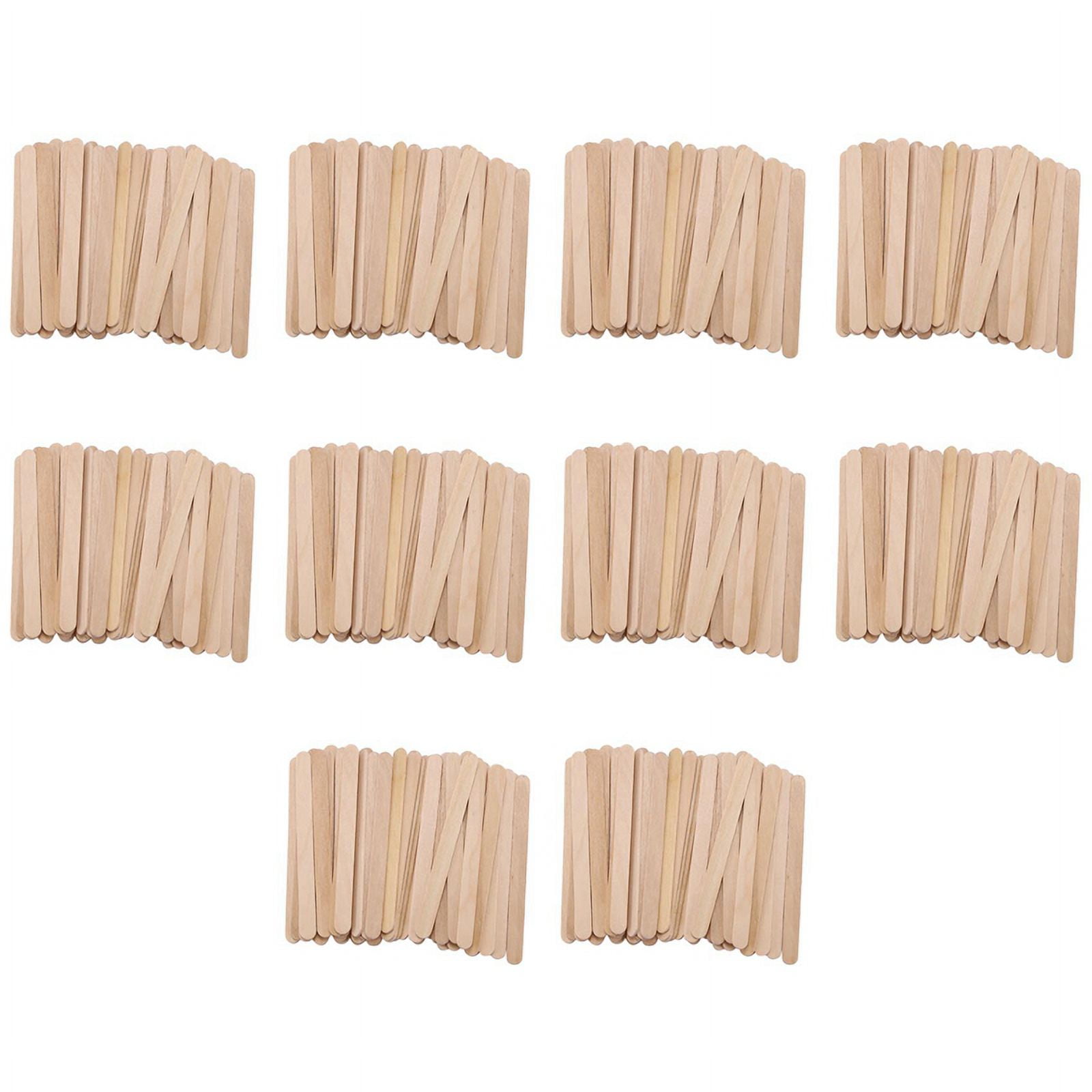 2000 Pcs Craft Sticks Ice Cream Sticks Wooden Popsicle Sticks 114MM Length Treat Sticks Ice Sticks