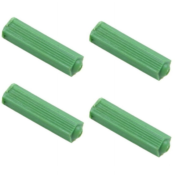 2000 Pcs Green Masonry Screw Fixing Wall Anchor Plugs 6mm x 27mm,2000 x Plastic Wall Plug,Green