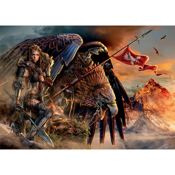 Educa Eagle Rider Jigsaw Puzzle, 37.75x26.75 in, 2000 Piece