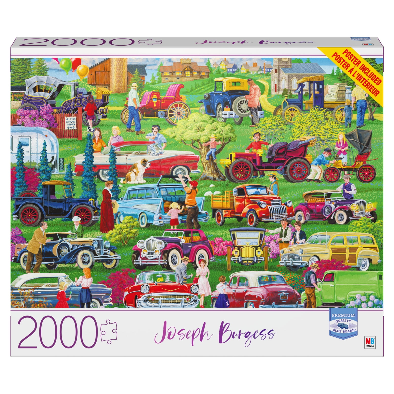 2000Piece Jigsaw Puzzle, Antique Car Show