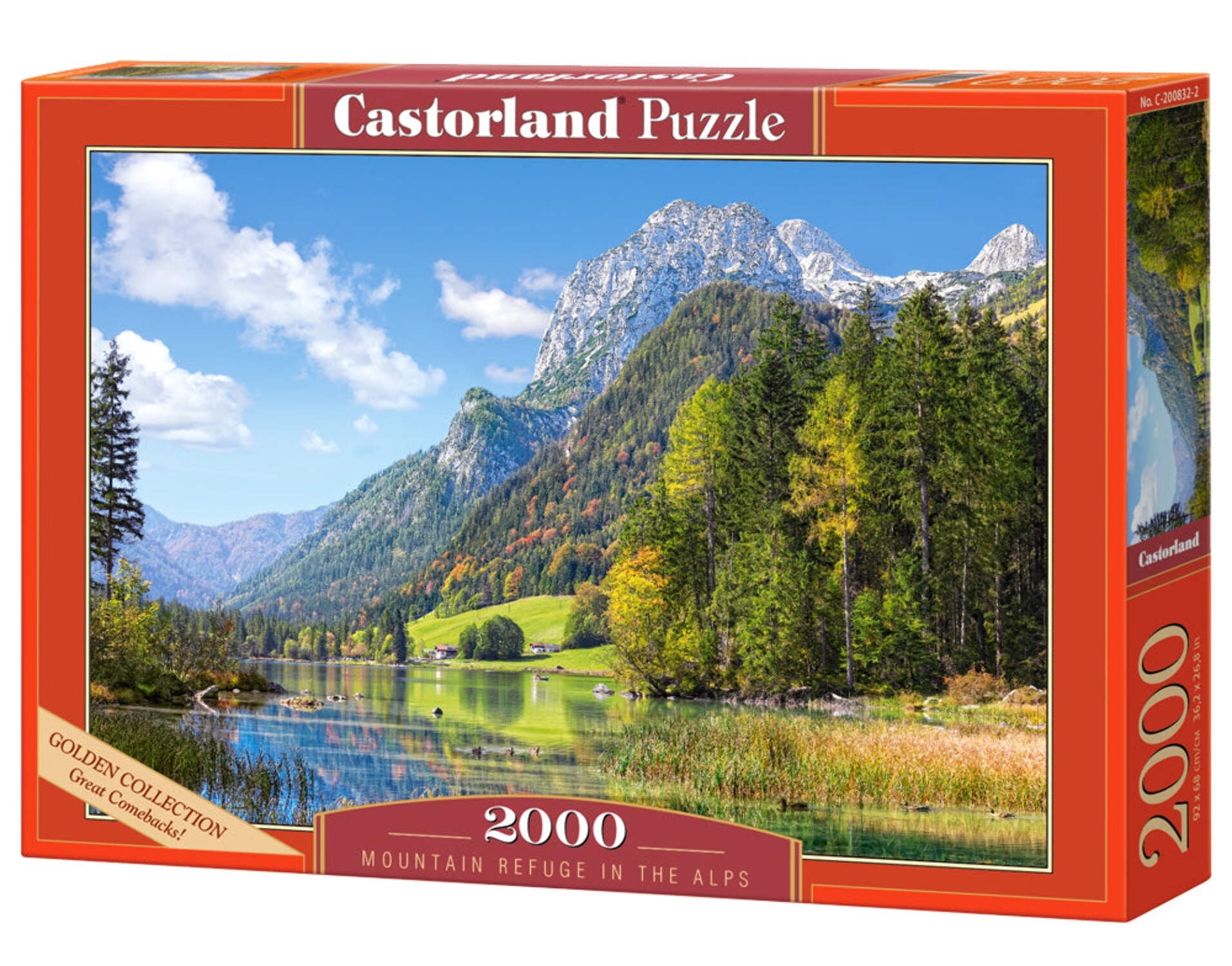 Castorland Heaven's Lake 1000 Piece Jigsaw Puzzle - Challenging Landscape Puzzle For Adults & Families, Made With Recycled Cardboard