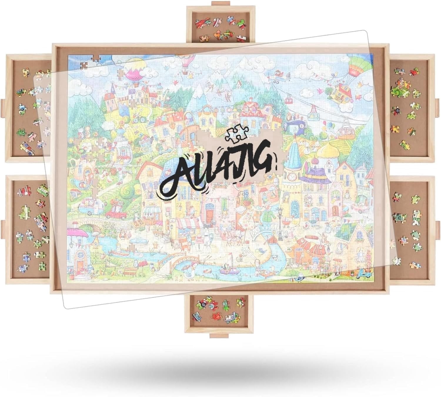ALL4JIG, Rotating Puzzle Board, 28
