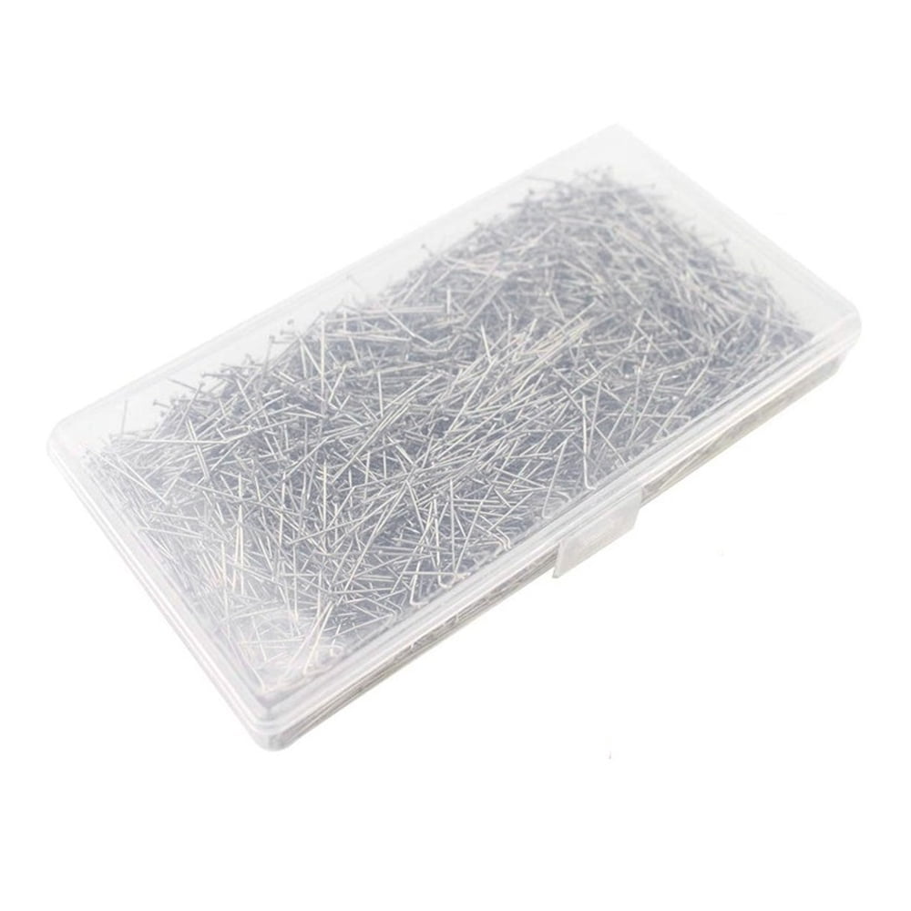 2000 Pieces Sewing Pins Head Pins Fine Satin Pin Straight for Jewelry Craft Sewing Projects