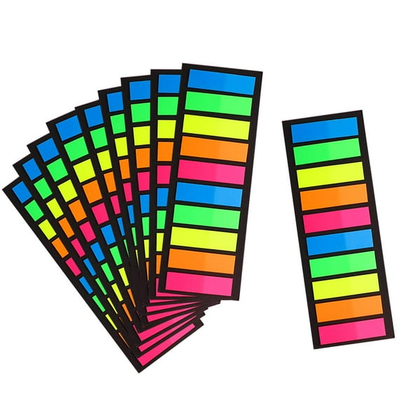 2000 Pieces Sticky Tabs, Colored Sticky Note Index Tabs, Page Markers Flags for Book Markers, Book Annotation Tabs