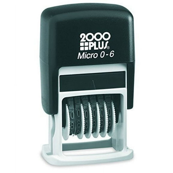 2000 Plus Micro 0-6 Numbering Stamp