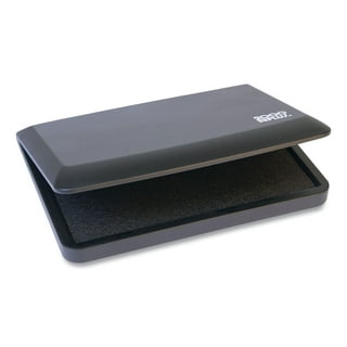 ExcelMark Black Ink Pad for Rubber Stamps 2-1/8 inch by 3-1/4 inch